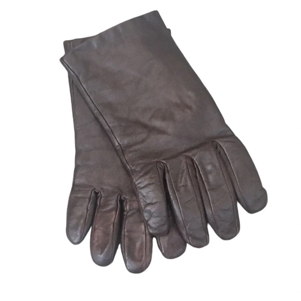 Genuine Leather Brown Style 88325 Winter Gloves 7.5